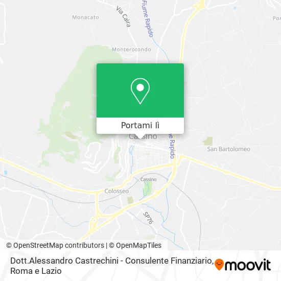 Mappa Dott.Alessandro Castrechini - Consulente Finanziario
