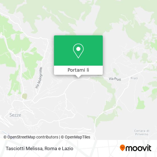 Mappa Tasciotti Melissa