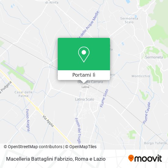 Mappa Macelleria Battaglini Fabrizio