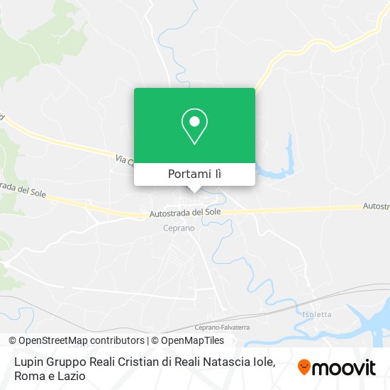 Mappa Lupin Gruppo Reali Cristian di Reali Natascia Iole