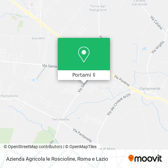 Mappa Azienda Agricola le Roscioline