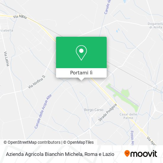 Mappa Azienda Agricola Bianchin Michela