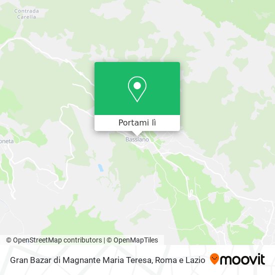 Mappa Gran Bazar di Magnante Maria Teresa