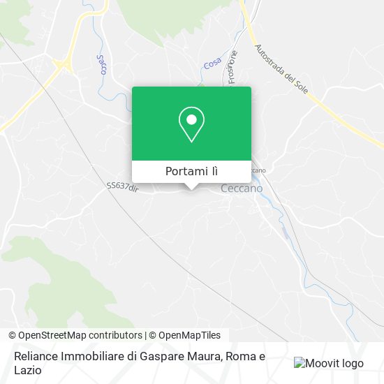 Mappa Reliance Immobiliare di Gaspare Maura