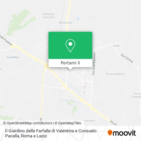 Mappa Il Giardino delle Farfalle di Valentina e Consuelo Pacella