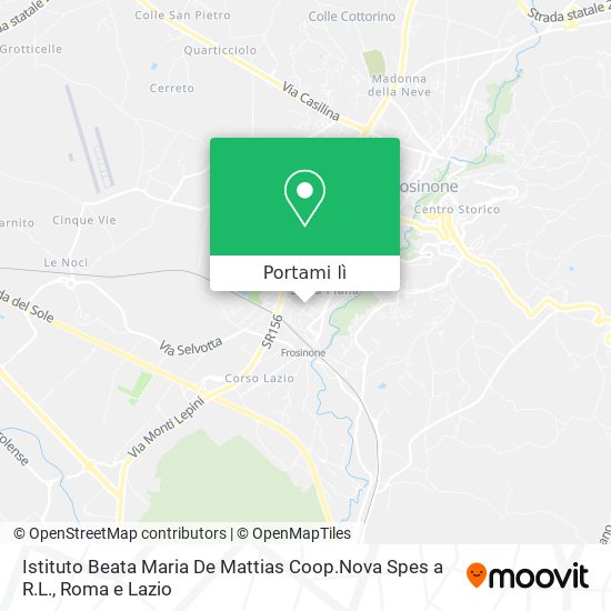 Mappa Istituto Beata Maria De Mattias Coop.Nova Spes a R.L.