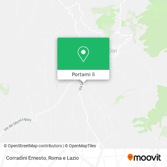 Mappa Corradini Ernesto