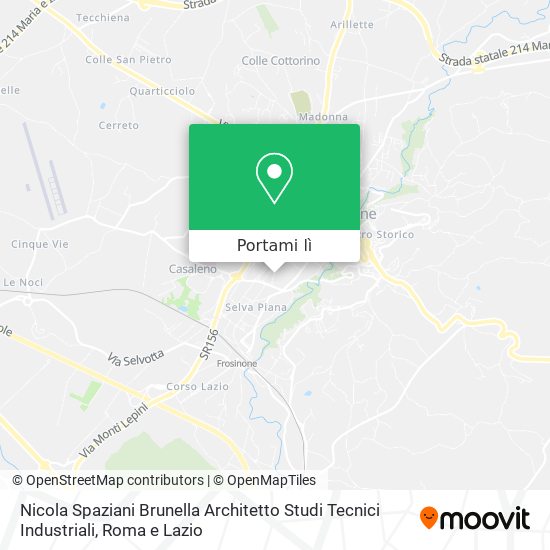 Mappa Nicola Spaziani Brunella Architetto Studi Tecnici Industriali