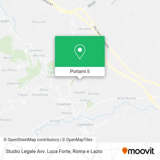 Mappa Studio Legale Avv. Luca Forte