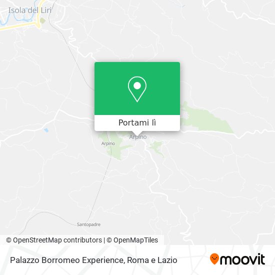 Mappa Palazzo Borromeo Experience