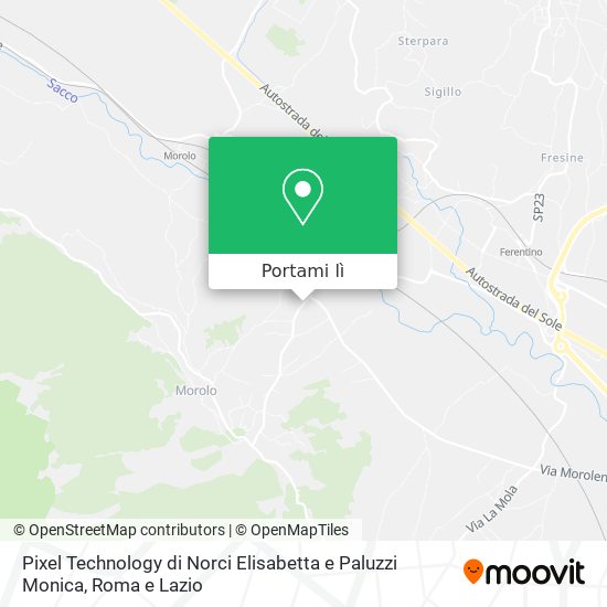 Mappa Pixel Technology di Norci Elisabetta e Paluzzi Monica