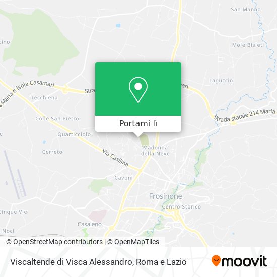 Mappa Viscaltende di Visca Alessandro