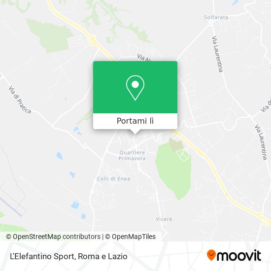 Mappa L'Elefantino Sport