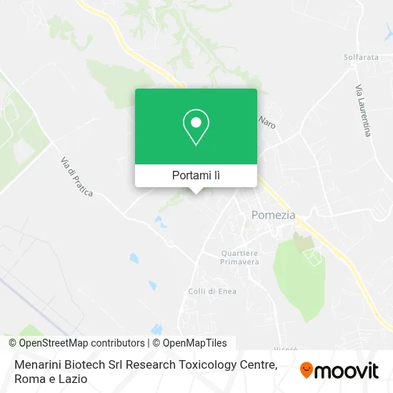 Mappa Menarini Biotech Srl Research Toxicology Centre