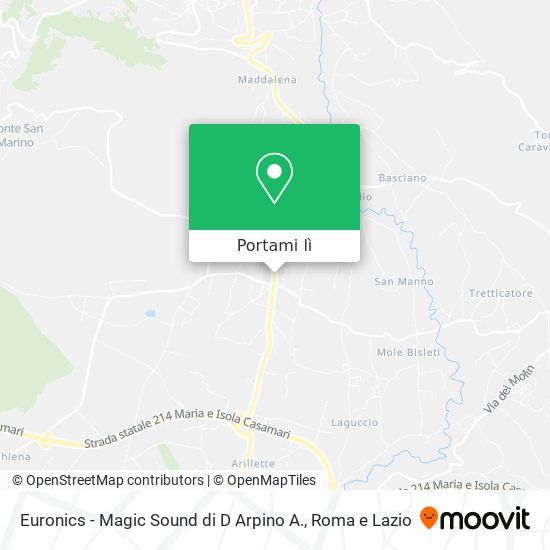 Mappa Euronics - Magic Sound di D Arpino A.