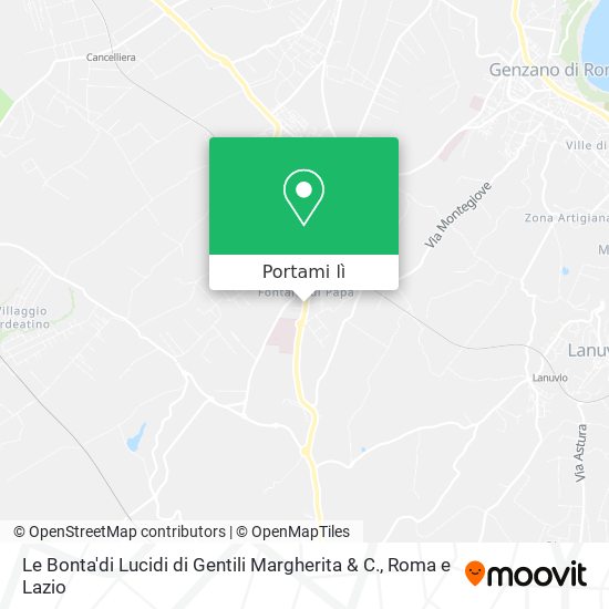 Mappa Le Bonta'di Lucidi di Gentili Margherita & C.