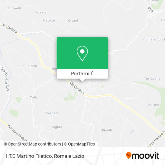 Mappa I.T.E Martino Filetico