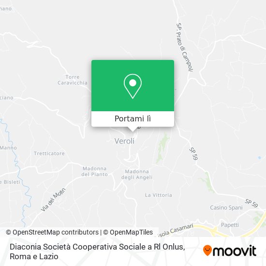 Mappa Diaconia Società Cooperativa Sociale a Rl Onlus