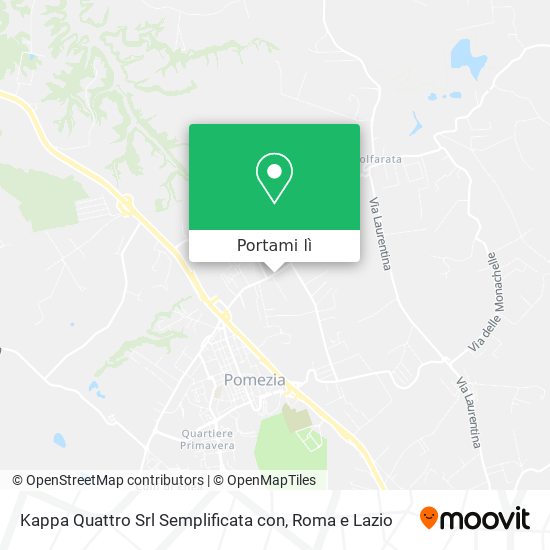 Mappa Kappa Quattro Srl Semplificata con