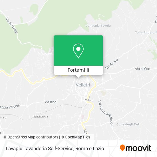 Mappa Lavapiù Lavanderia Self-Service