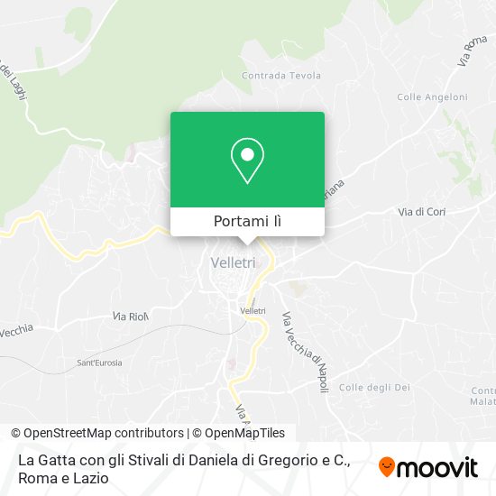 Mappa La Gatta con gli Stivali di Daniela di Gregorio e C.