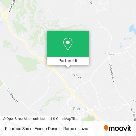 Mappa Ricarbus Sas di Fianco Daniele