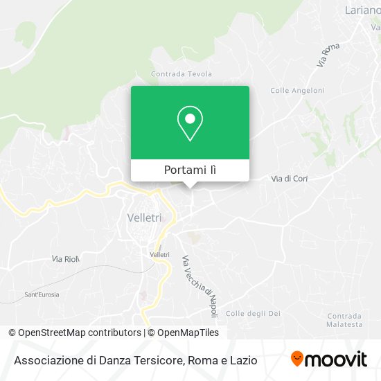 Mappa Associazione di Danza Tersicore