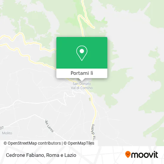 Mappa Cedrone Fabiano
