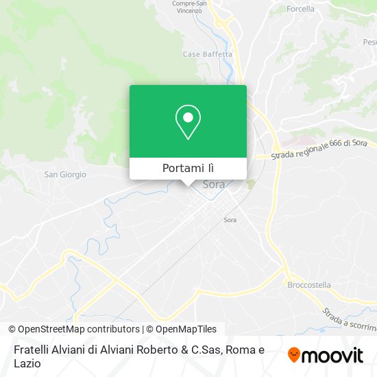 Mappa Fratelli Alviani di Alviani Roberto & C.Sas