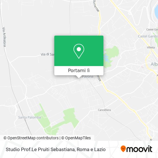 Mappa Studio Prof.Le Pruiti Sebastiana