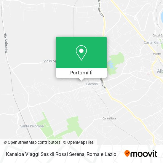 Mappa Kanaloa Viaggi Sas di Rossi Serena