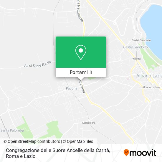 Mappa Congregazione delle Suore Ancelle della Carità