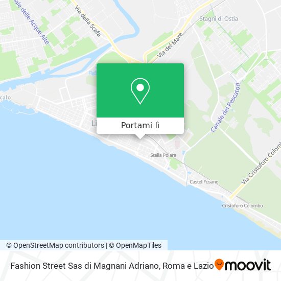 Mappa Fashion Street Sas di Magnani Adriano