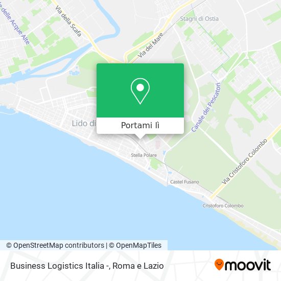Mappa Business Logistics Italia -