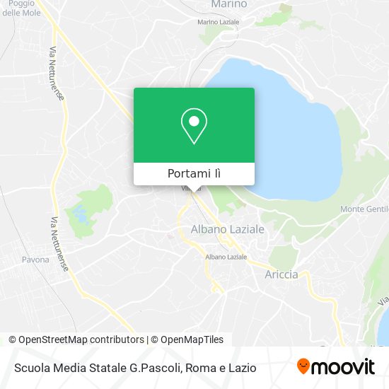 Mappa Scuola Media Statale G.Pascoli