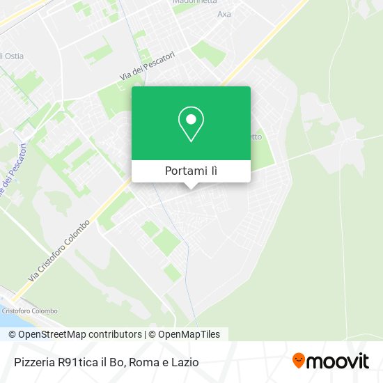 Mappa Pizzeria R91tica il Bo