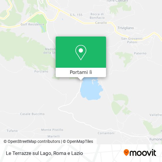 Mappa Le Terrazze sul Lago