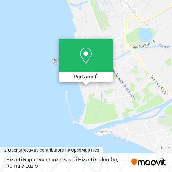 Mappa Pizzuti Rappresentanze Sas di Pizzuti Colombo