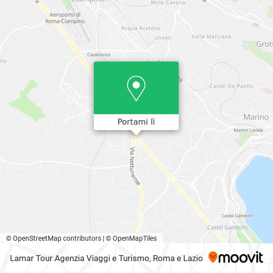 Mappa Lamar Tour Agenzia Viaggi e Turismo