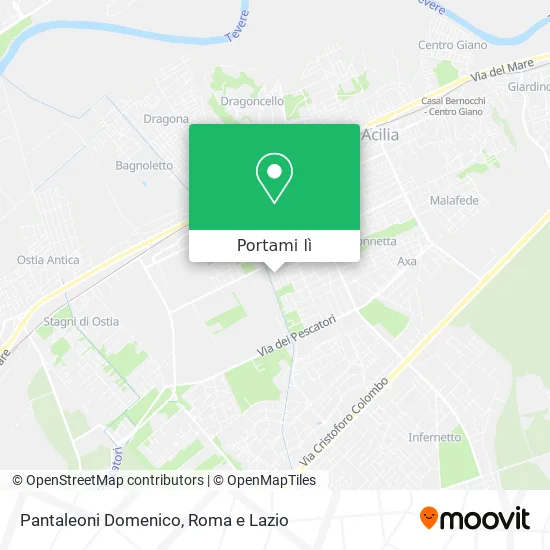 Mappa Pantaleoni Domenico