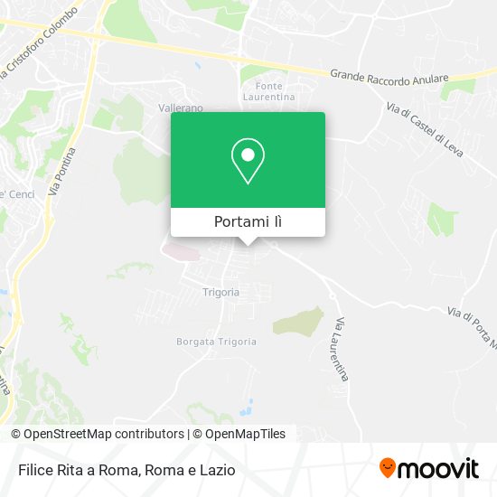 Mappa Filice Rita a Roma