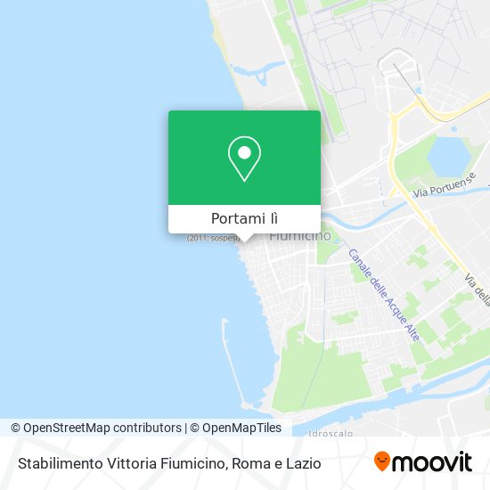 Mappa Stabilimento Vittoria Fiumicino