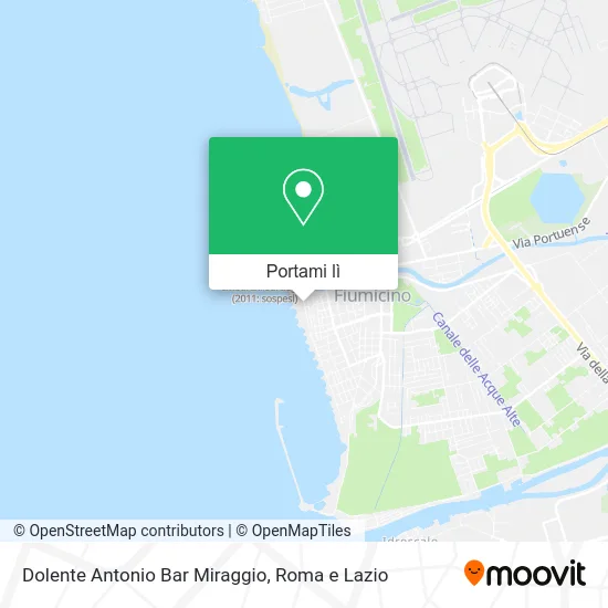 Mappa Dolente Antonio Bar Miraggio