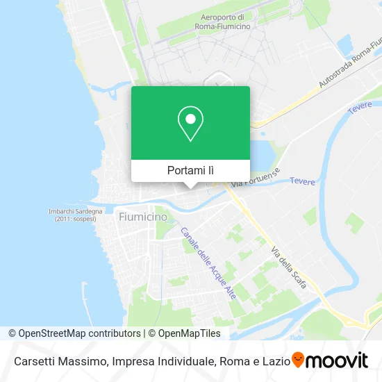 Mappa Carsetti Massimo, Impresa Individuale