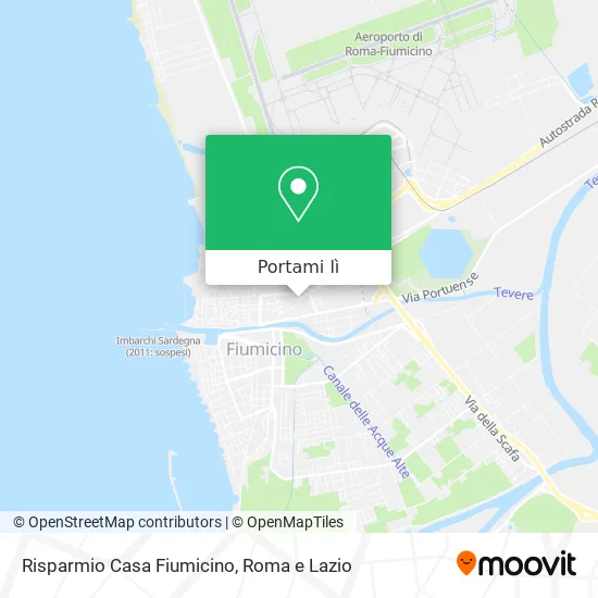 Mappa Risparmio Casa Fiumicino