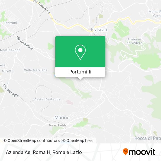 Mappa Azienda Asl Roma H