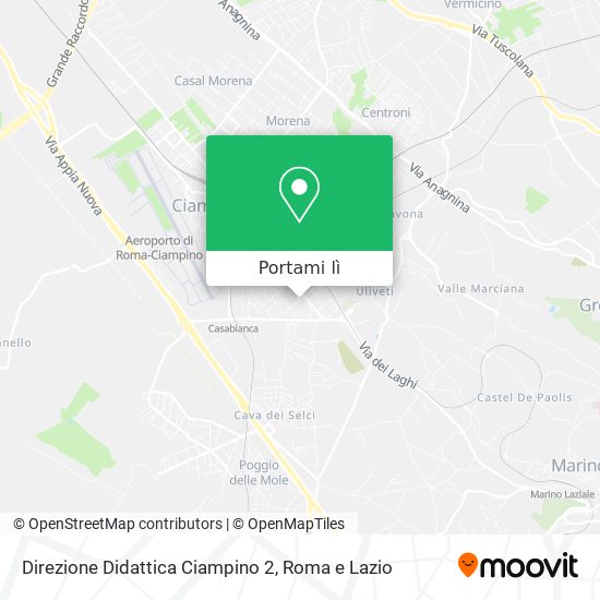 Mappa Direzione Didattica Ciampino 2