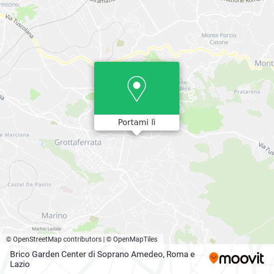 Mappa Brico Garden Center di Soprano Amedeo