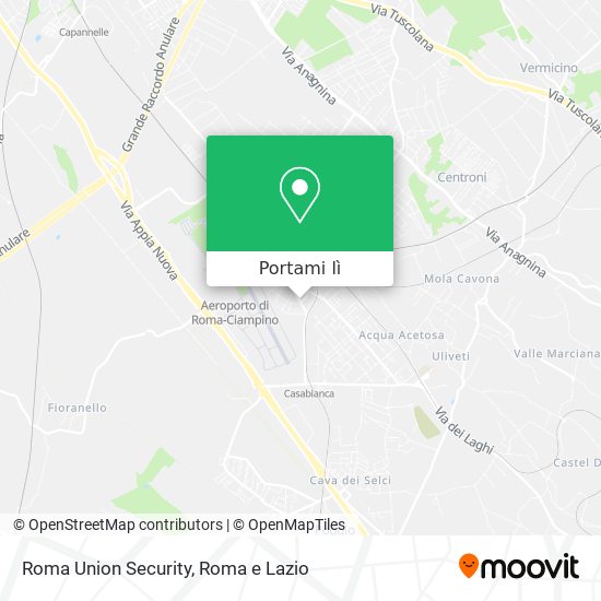 Mappa Roma Union Security