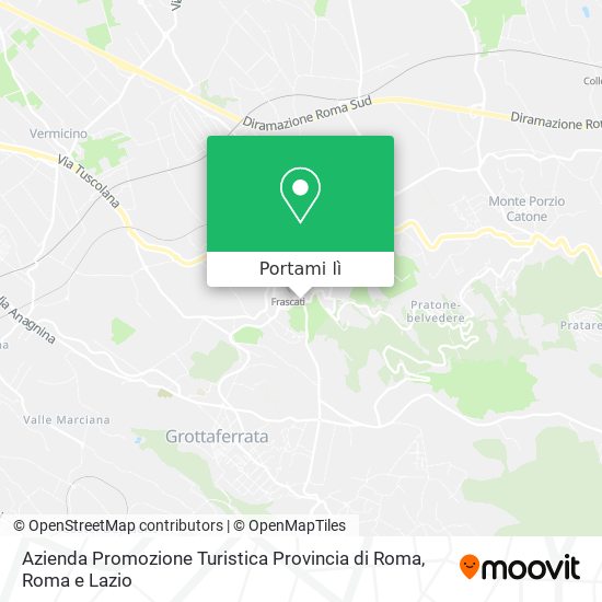 Mappa Azienda Promozione Turistica Provincia di Roma